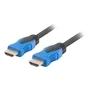 Lanberg Cable HDMI v2.0 1,8m Negro 4K UHD, Conectores Chapados en Oro
